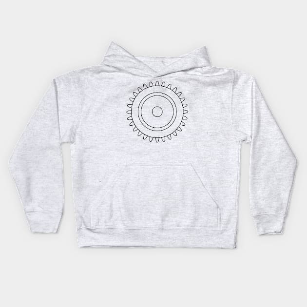 Brick Cog Gear Kids Hoodie by ChilleeW